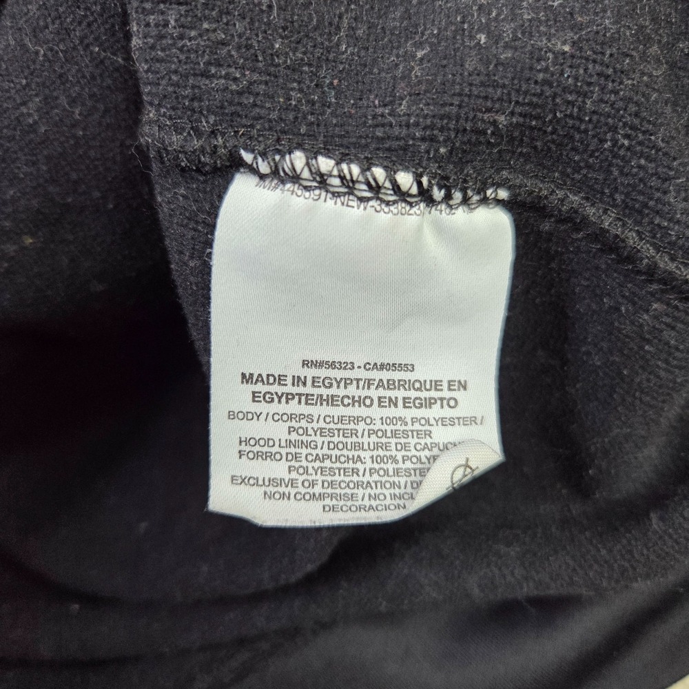 Nike Therma-Fit Hoodie Mens Med Black Pullover Sweatshirt Swoosh 620173-010 - Picture 6 of 10